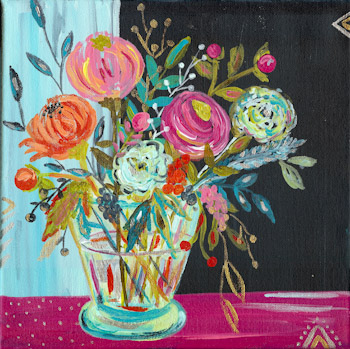 Beautiful Bouquet Kit by Bari J. Designs - The Art Needlepoint Company