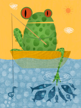 Frog Fishing Kit by Hesselberth