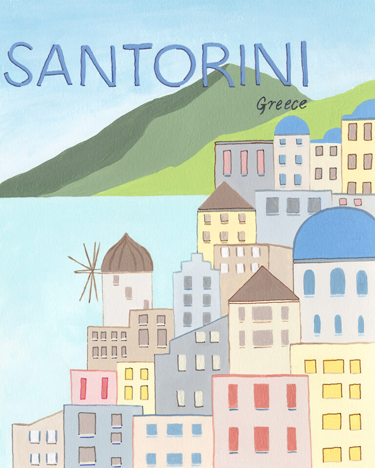 Santorini by Arctic Frame - The Art Needlepoint Company